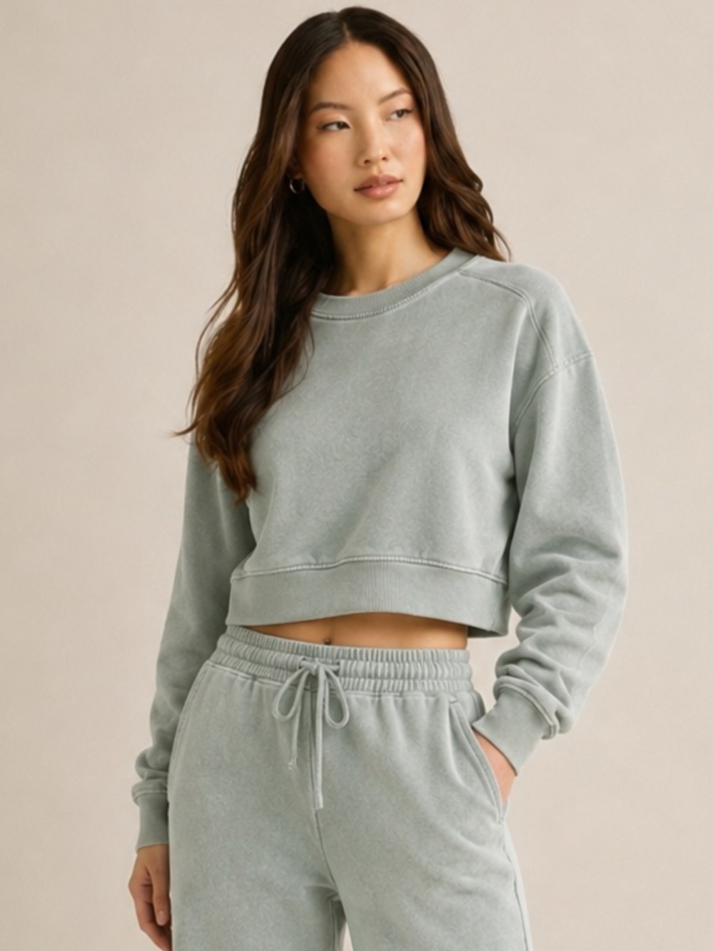 Balance Collection Crewneck Sweatshirt - Sage Green